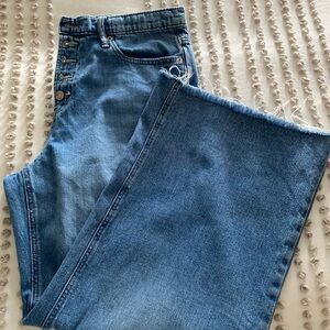 GAP Light Blue High Rise Wide-Leg Jeans